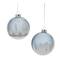 4" Frosted Forest & Village Glass Ball Ornament Set